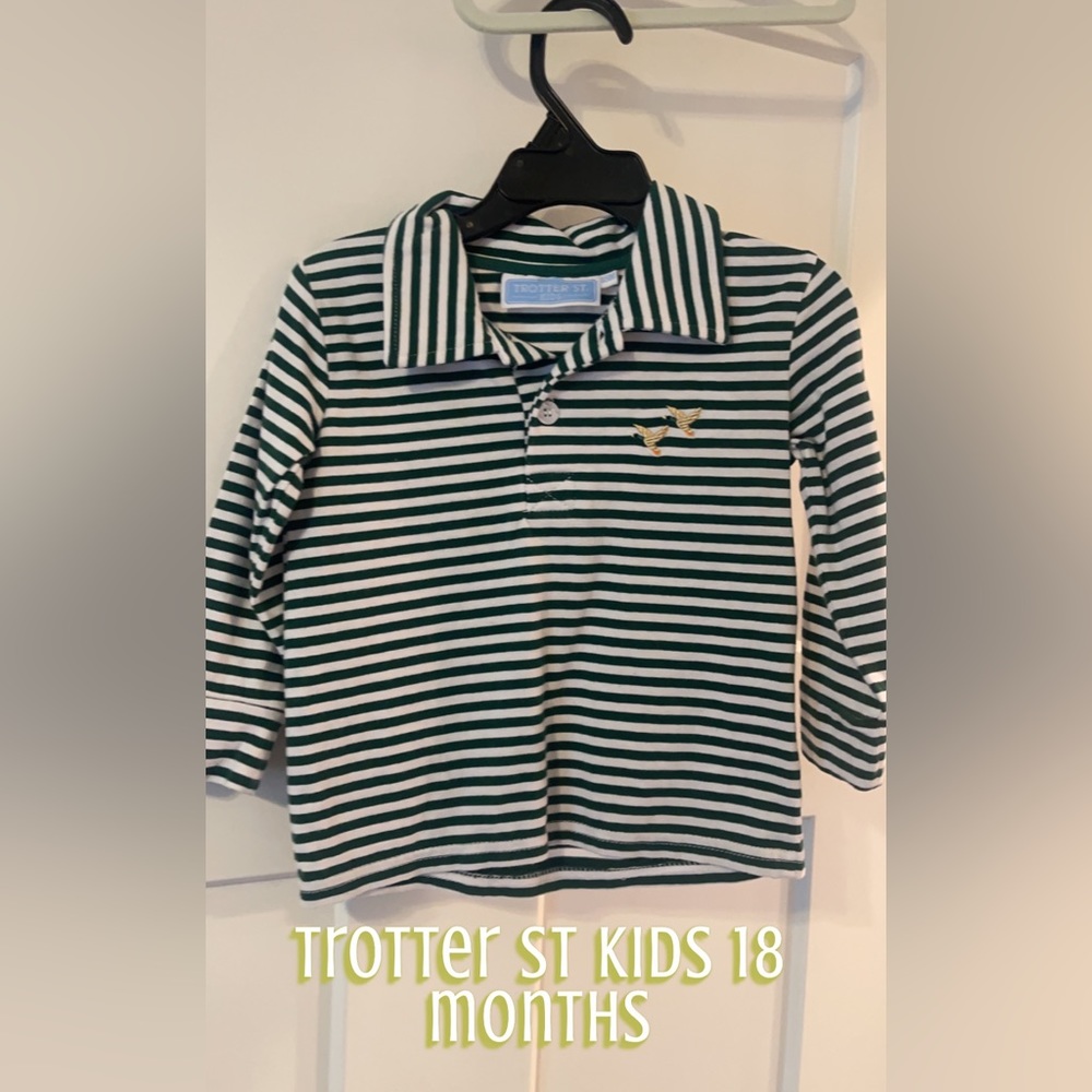 Trotted kids duck polo shirt